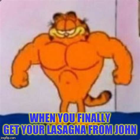 BUFF GARFIELD - Imgflip