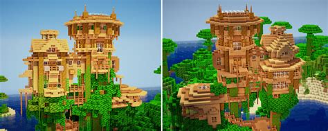 Minecraft Jungle Treehouse by Trinapple on DeviantArt