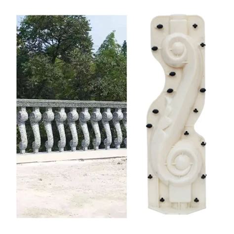 2PCS/SET CONCRETE COLUMN Cement Balustrade Molds for Concrete Plaster ...