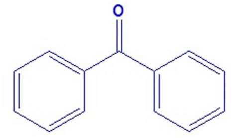 Structure of benzophenone. | Download Scientific Diagram