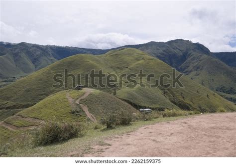 Bukit Holbung Teletubbies Hill Samosir Island Stock Photo 2262159375 ...