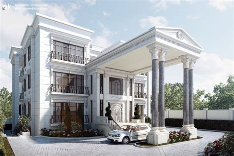 Classic Villa Exterior Design by kasrawy