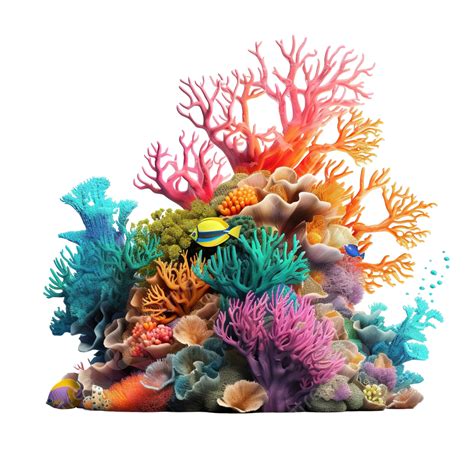 Coral Reef Ai, Coral Reef, Isolated, Transparent Background PNG Transparent Image and Clipart ...