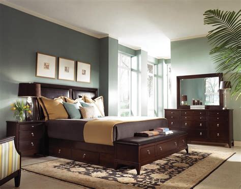 Bedroom Paint Colors With Brown Furniture 7 Best Wall Paint Colors For Bedroom With Dark ...