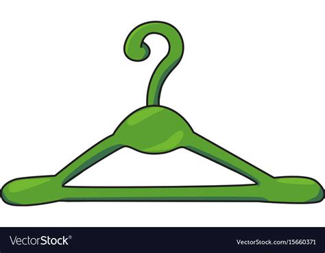 Cartoon image of hanger icon Royalty Free Vector Image