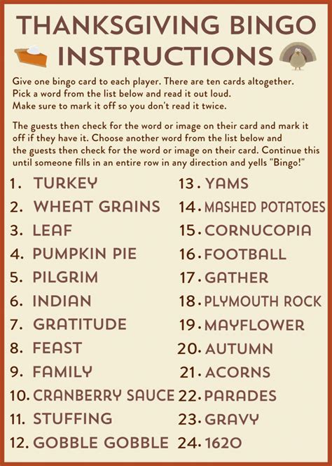 Turkey Bingo Cards Printable - Printable Card Free