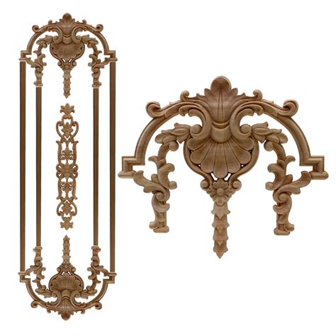 Aliexpress.com : Buy RUNBAZEF Antique Decorative Wood Appliques for Furniture Decor Cabinet Door ...