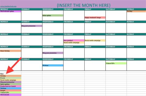 Social Media Content Planner Template Best Of social Media Calendar Template – Printable Week ...