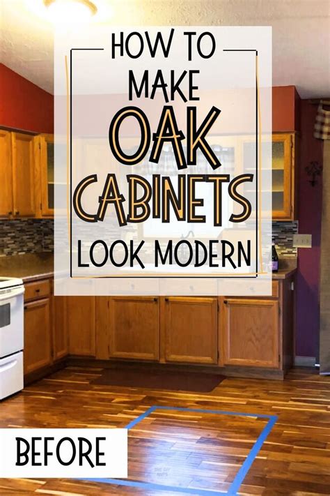 Update Your Oak Kitchen Cabinets Without Painting