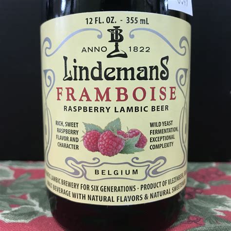 Lindemans Framboise Raspberry Lambic 12 oz [Belgian lambic ale] - $6.99 ...