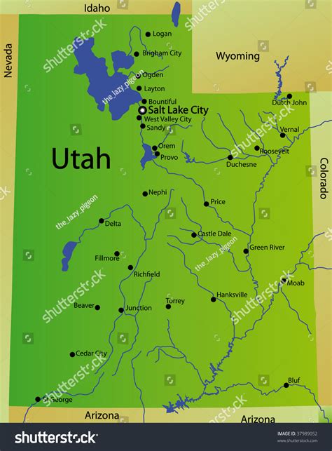 Map Utah State