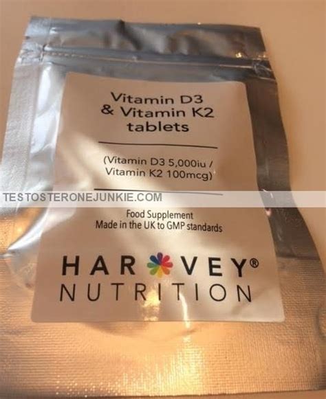 My Harvey Nutrition Vitamin D3 & Vitamin K2 Testosterone Booster Review • T E S T O S T E R O N ...