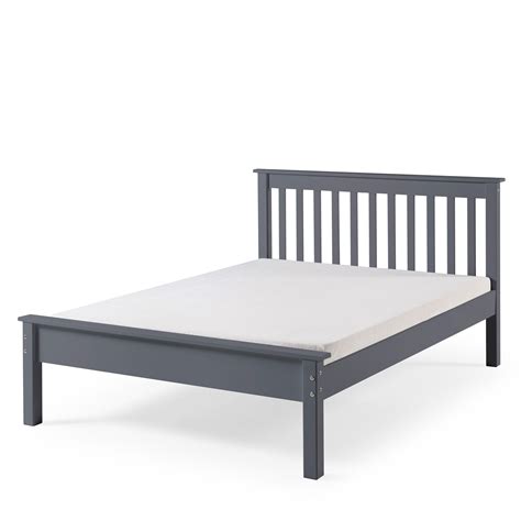 Arizona 4'6" Low End Double Bed - Grey