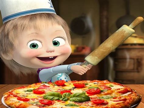 Masha and the Bear Pizzeria ! Pizza Maker Game onl | Play Now Online for Free