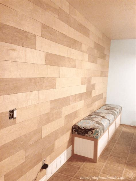 How to Install a Feature Plank Wall - Houseful of Handmade