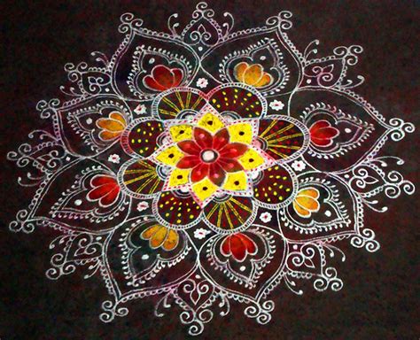 Top 20 + Latest Simple Kolam Designs With Dots Images