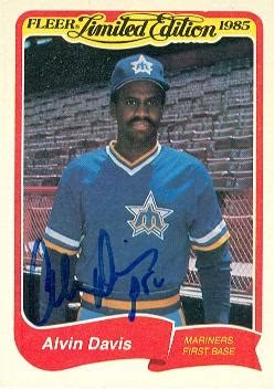 Alvin Davis autographed Baseball Card (Seattle Mariners) 1985 Fleer ...