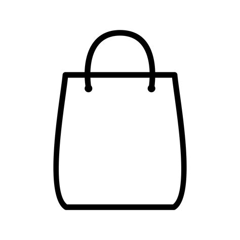 Shopping Bag Icon Vector Illustration 422881 Vector Art at Vecteezy