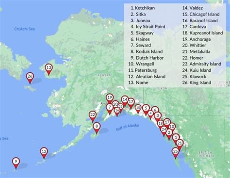 Guide to Alaska Cruise Ports (With Map)