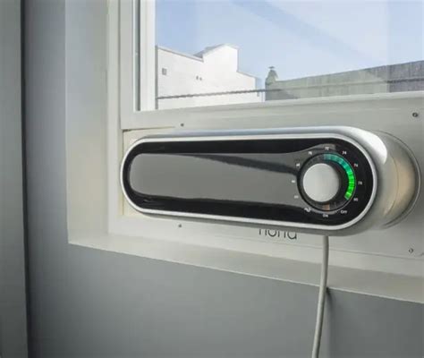 Noria : Modern Window Air Conditioner Features Slim and Compact Design - Tuvie Design