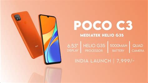 Poco C3 launched in India: view price, specifications