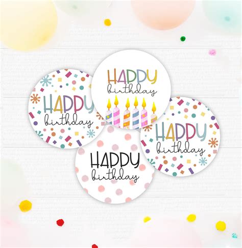 Printable Birthday Tag. Instant Download. Not Editable. Three - Etsy