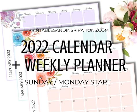 Paper & Party Supplies Calendars & Planners Printable Planner 2021 ...