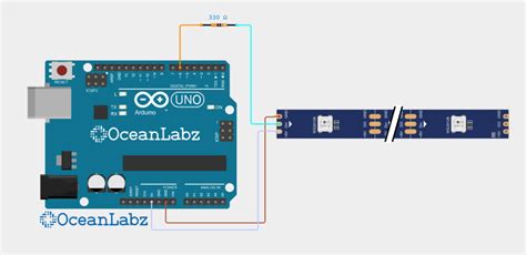 Interface WS2812B RGB with Arduino – OceanLabz