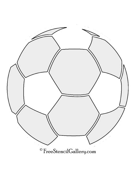 Soccer Ball Stencil | Free Stencil Gallery