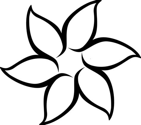 Printable Flower Outlines