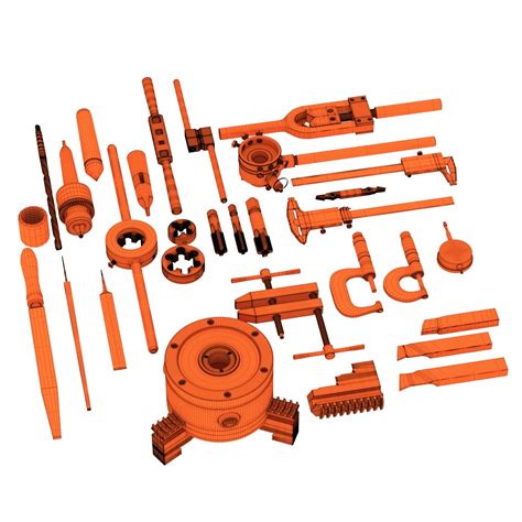 ArtStation - Metal Turning Tools Set includes 30 | Resources