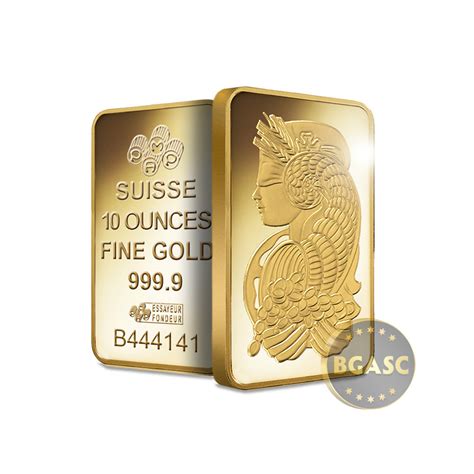 Buy 10 oz Gold Bar Pamp Suisse Fortuna w/ VERISCAN .9999 Fine 24kt (in Case w/ Assay) - 10 oz ...