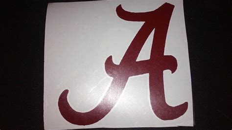 Alabama Football vinyl decal by ReLoved Treasure sports