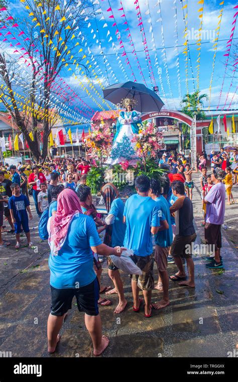 Participants in the Higantes festival in Angono Philippines Stock Photo ...