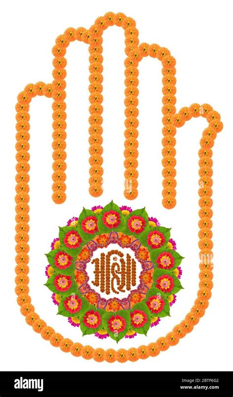 Hand symbol jain Cut Out Stock Images & Pictures - Alamy