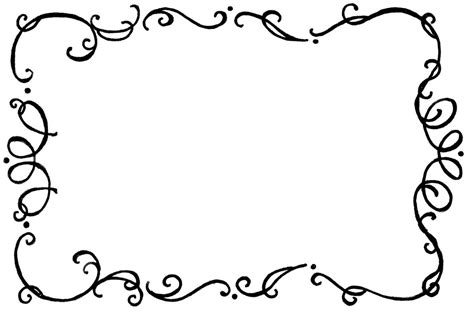 picture frame stamp - Google Search | Clip art borders, Flourish border, Borders and frames