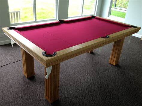 Royal Modern Bespoke UK Pool Table with Square Fluted Legs