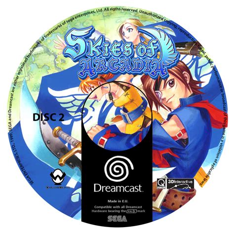 Skies of Arcadia CD2 Custom CD (Dreamcast) by CobraRoja on DeviantArt