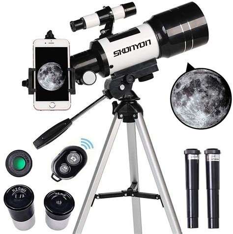 SKONYON Telescope for Kids& Beginners, 70mm Aperture 300mm Astronomical ...