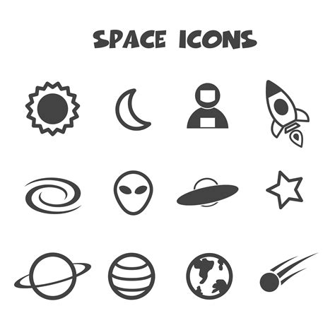 space icon symbol 673064 Vector Art at Vecteezy