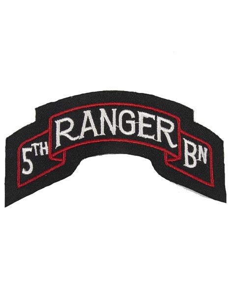 5th Ranger Battalion Scroll