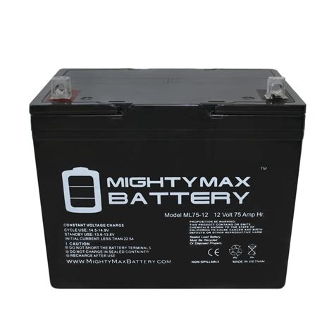 12V 75AH Replacement Battery For Permobil M300 PS JR Power Wheelchair - MightyMaxBattery