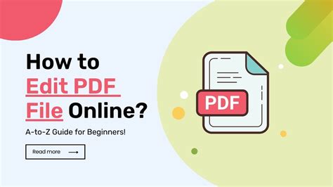 How to Edit PDF File Online: A-to-Z Guide for Beginners!