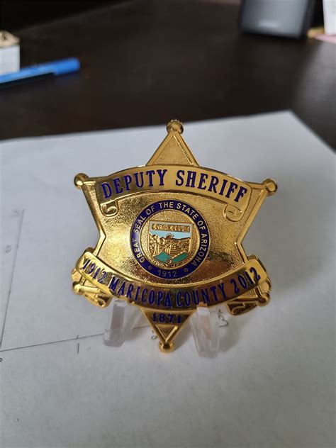 Collectors-Badges Auctions - Maricopa AZ Deputy Sheriff Badge