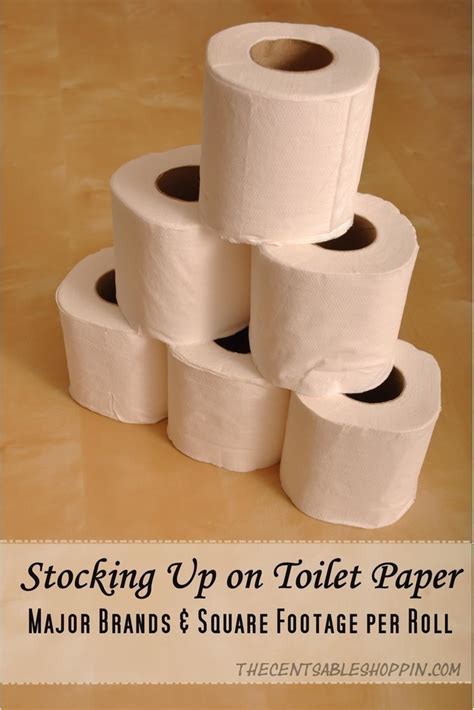 Determining the Stock Up Price on Toilet Paper & Square Footage by ...