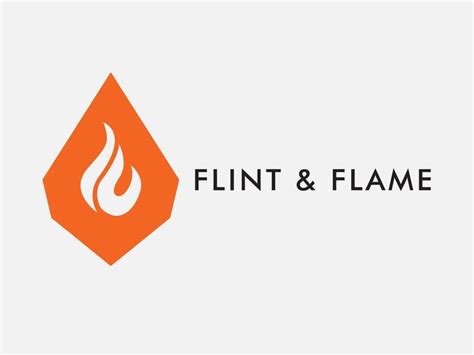 Flint & Flame ( Fire Logo ) | ? logo, Logo design, Flames