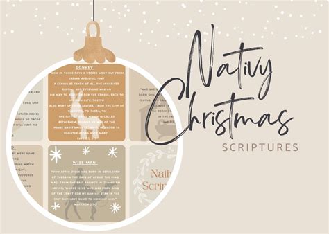 Christmas Nativity Story Printablei Download Print - Etsy