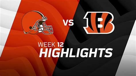 Cleveland Browns vs. Cincinnati Bengals highlights | Week 12