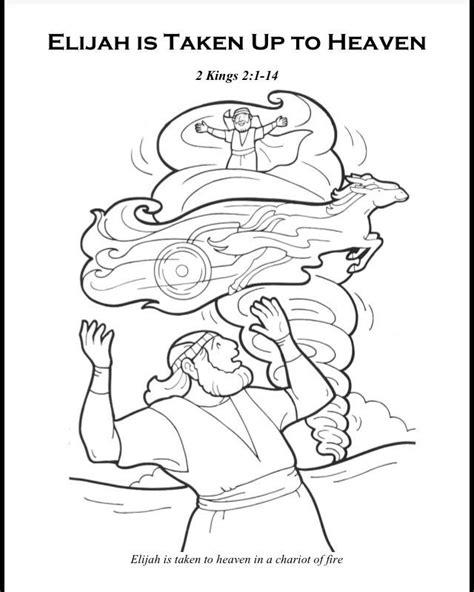 Elijah Burning Altar Coloring Pages - Coloring Home