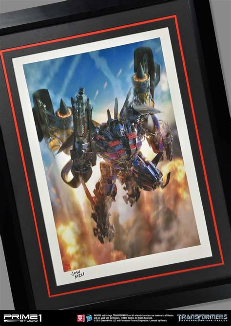 Prime 1 Studio APTF-01: Jetpower Optimus Prime Art Print By Josh Nishi ...